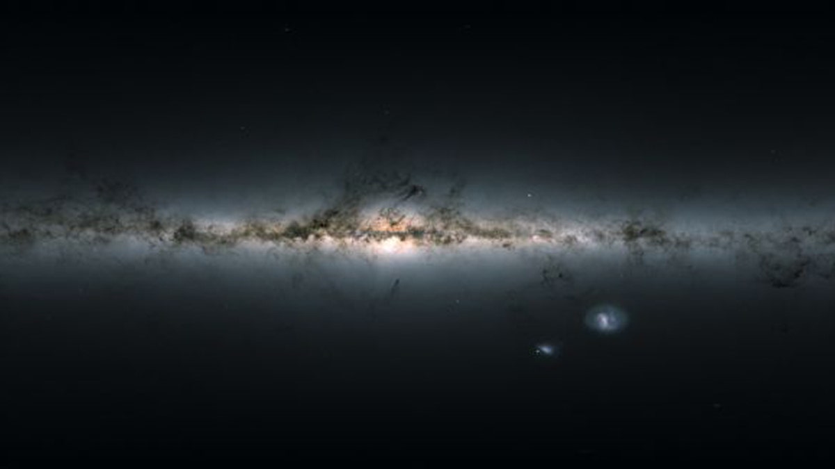 The Gaia mission recently created a celestial survey of 1 billion stars in the Milky Way. They're spotting gorgeous celestial features like mountain ranges, arches and streams of stars. (Credit: ESA/Gaia/DPAC, CC BY-SA 3.0 IGO)