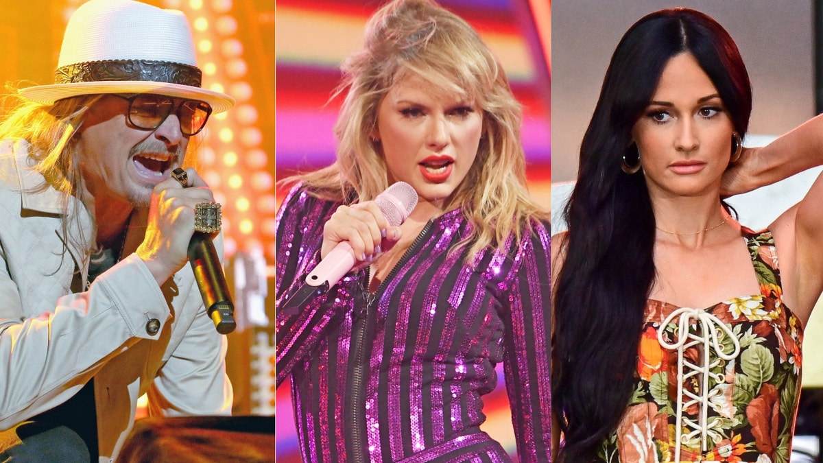 Kid Rock slammed Taylor Swift in a sexist tweet after she spoke about political activism. Kacey Musgraves was accused of 