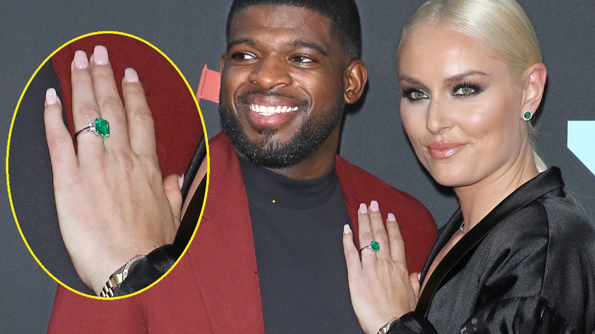 P. K. Subban and Vonn attend the 2019 MTV Video Music Awards at Prudential Center on August 26, 2019 in Newark, New Jersey. (Photo by Jim Spellman/FilmMagic)