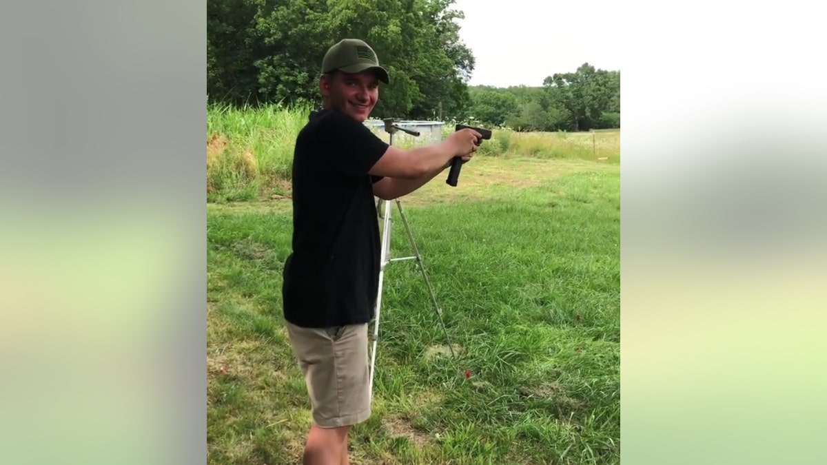 Andreychenko posted several videos to his now-private Instagram account where he's seen firing several guns.