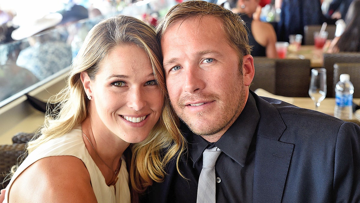 LOUISVILLE, KY - MAY 07:   Morgan Miller and Bode Miller attends The 142nd Kentucky Derby at Churchill Downs on May 7, 2016 in Louisville, Kentucky.  (Photo by Stephen J. Cohen/WireImage)