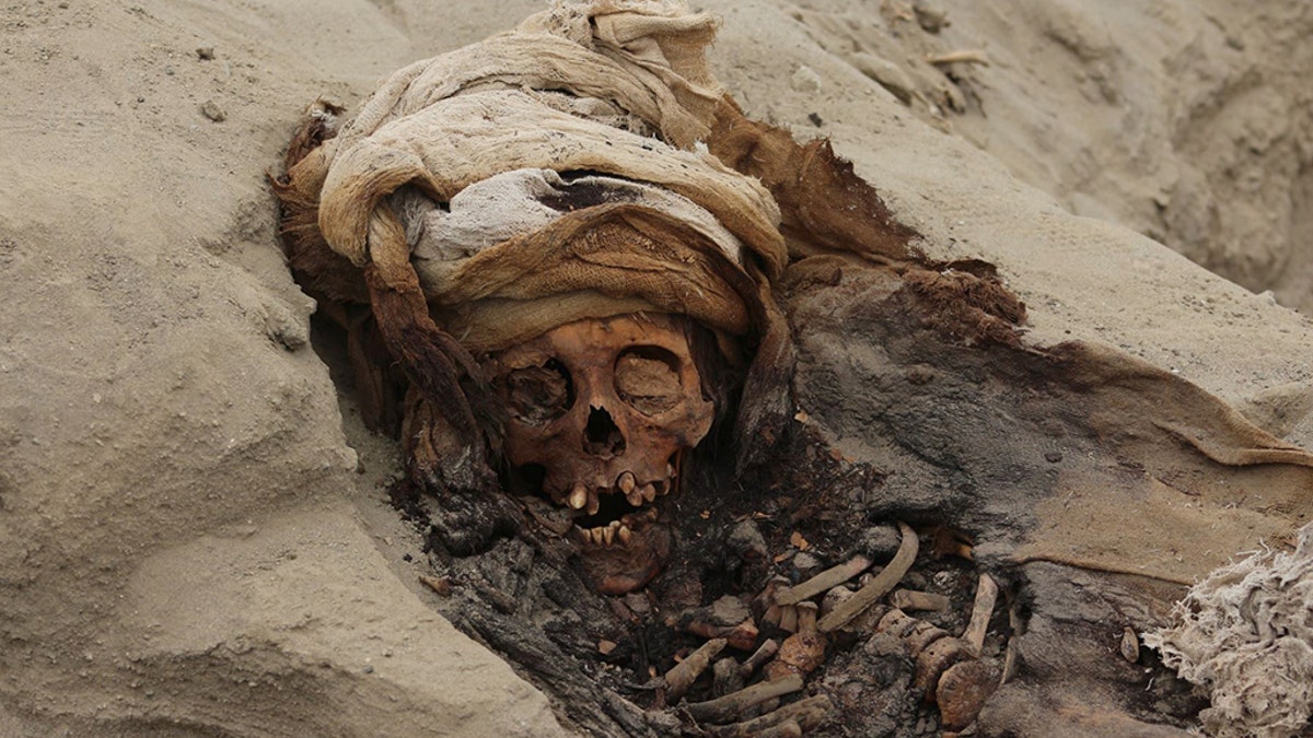 The grisly remains of more than 200 children and warriors were found at Huanchaco in Peru.