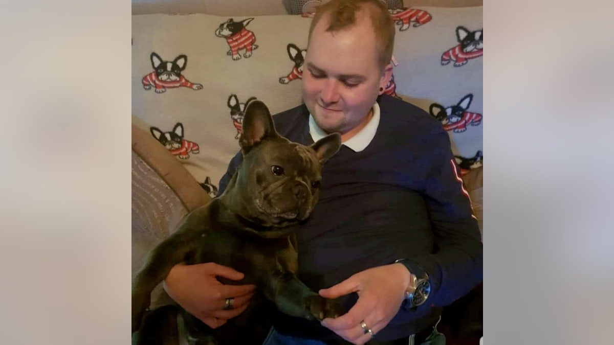 Stuart Hutchison, pictured with his beloved dog Nero, had been first diagnosed with cancer in 2011.