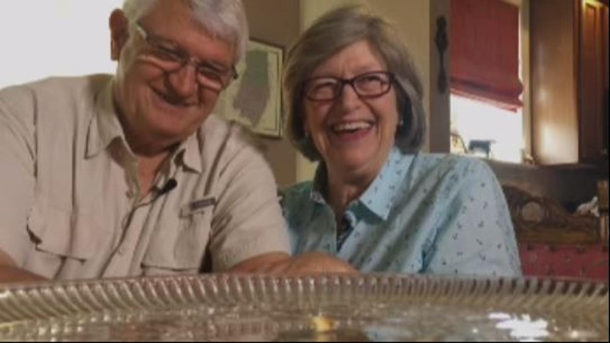 Anne and David Cowburn of West Grove, Penn., have been eating their wedding cake for 49 years.