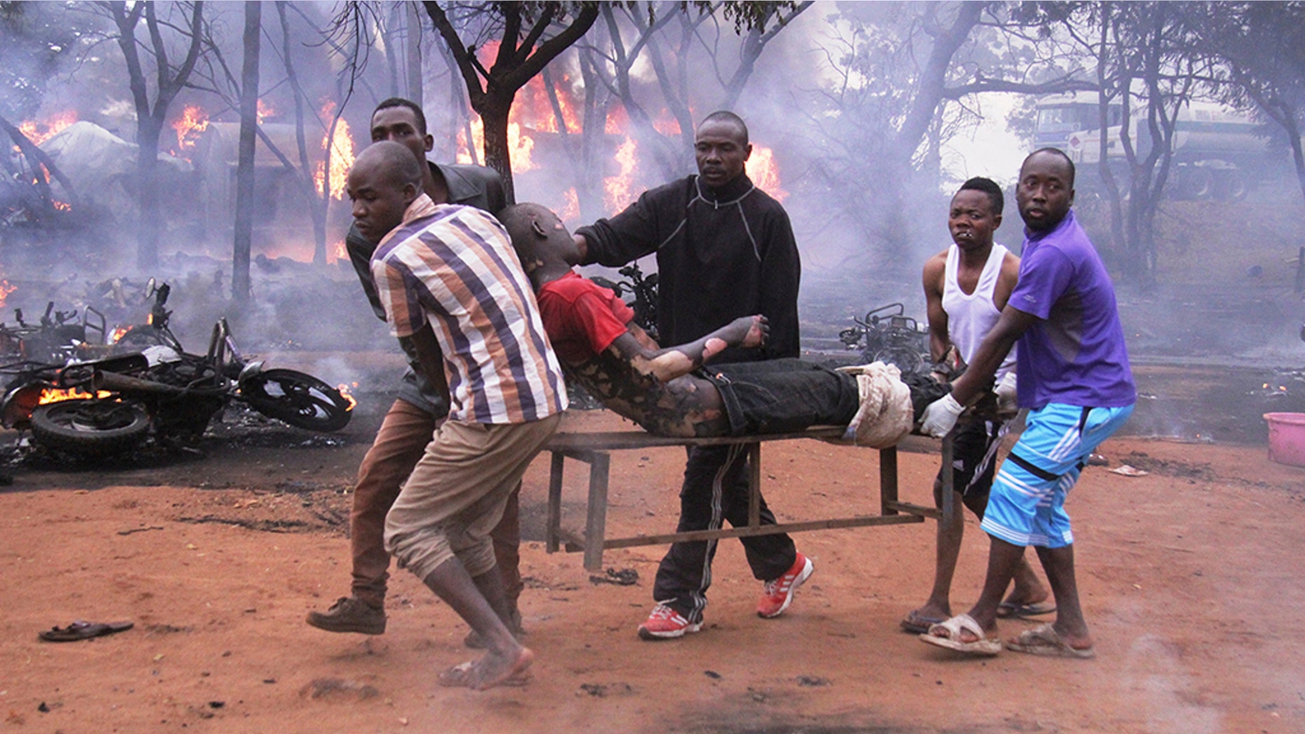 Tanker truck in Tanzania explodes as people siphon fuel, at least 62 killed (FoxNews)