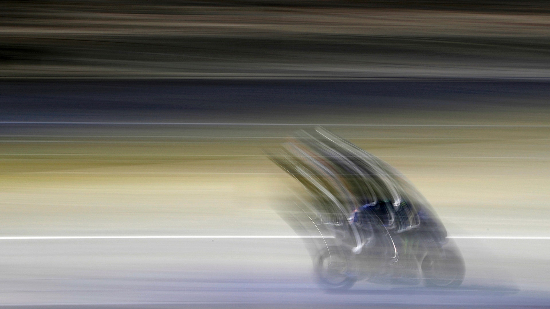 Spain's Maverick Vinales rides during a warm-up session for the MotoGP race at the Czech Republic motorcycle Grand Prix in Brno, Czech Republic, Aug. 4, 2019. 