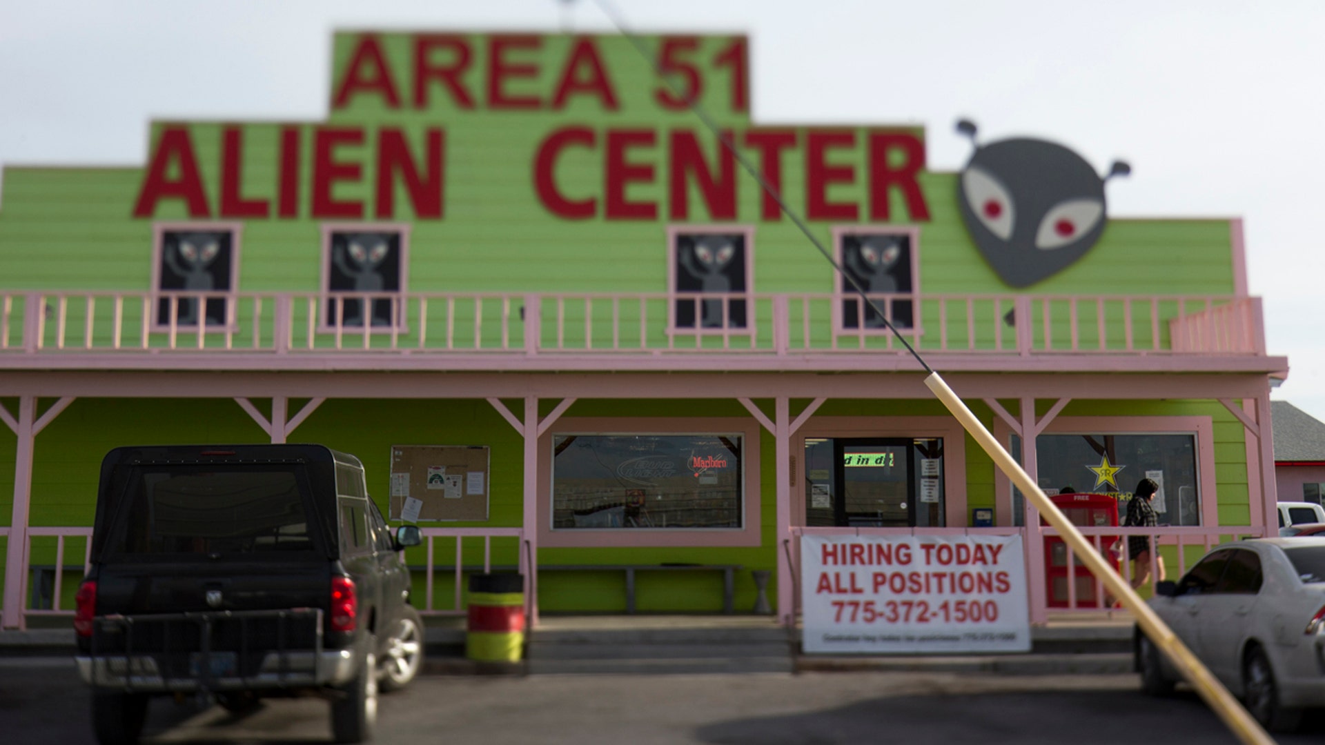 This April 6, 2018 photo shows the Area 51 Alien Center in Amargosa Valley, Nevada, about 90 miles north of Las Vegas.