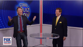 Wink Martindale offers Tom Shillue his game show secrets on Fox Nation's 'Quiz Show'