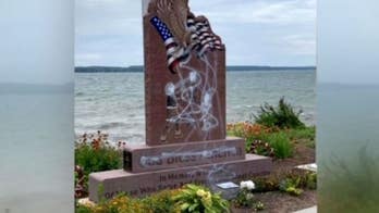 Memorial to 9/11 first responders defaced in upstate New York; suspect being sought