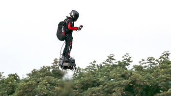 French inventor successfully soars over English Channel on hoverboard