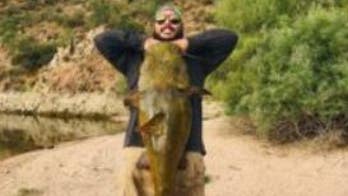 Arizona man catches 50-pound catfish as part of ‘Fat Cat Challenge'