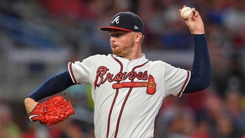 Atlanta Braves pitcher Sean Newcomb causes fire extinguisher mess after kicking trash can