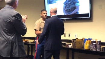 Marine kidnapped as a newborn meets FBI agent who rescued him from trash bin