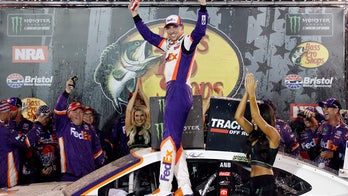 Denny Hamlin wins NASCAR Bristol race