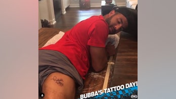 NASCAR's Bubba Wallace got Richard Petty's name tattooed in a surprising spot