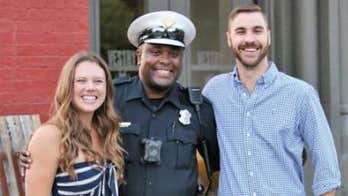 Cincinnati police officer helps with couple's engagement, earns praise from bride-to-be's mom