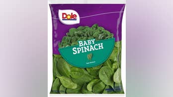 Dole recalls baby spinach over salmonella concerns