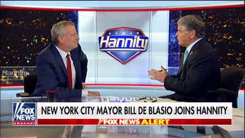 De Blasio tells Hannity he supports 'border security, not walls': 'There's no invasion'