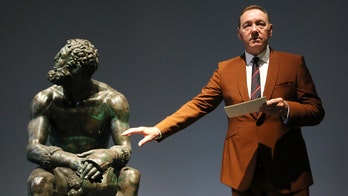 Kevin Spacey reads poetry at museum in Rome