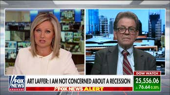 Art Laffer says he's not concerned about a recession following Dow's massive plunge