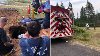 Oregon woman rescued from septic tank after being trapped in raw sewage for days, officials say