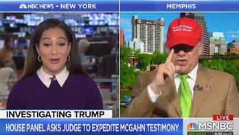 House Dem seems to stun MSNBC host by donning 'Making Russia Great Again' hat on air