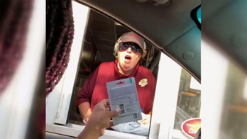 Upstate New York Uber driver surprises fast-food worker with dress and gift card