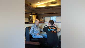 Restaurant server's heartwarming moment with WWII veteran goes viral: 'It was a touching sight'