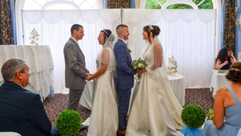 Siblings save money by having weddings on same day, splitting the cost