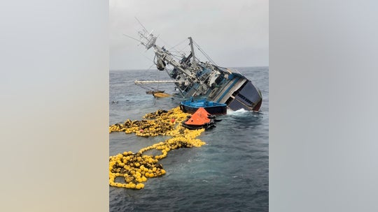 Coast Guard rescues 37 from capsized fishing boat off Central American coast