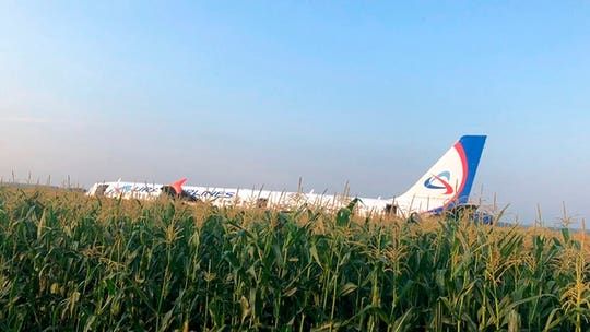 Hero Russian pilot bestowed nation's highest medal for 'miracle' cornfield landing: 'It feels odd and I'm shy'