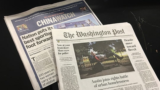 Washington Post publishes special advertising section pushing 'propaganda' for communist China