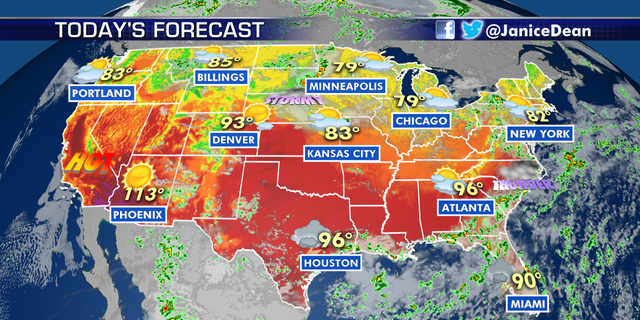 Dangerous heat wave expands in Southwest; severe storms possible in ...