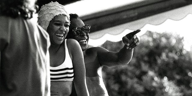 Miles Davis and Frances Taylor enjoy the South of France in 1963.