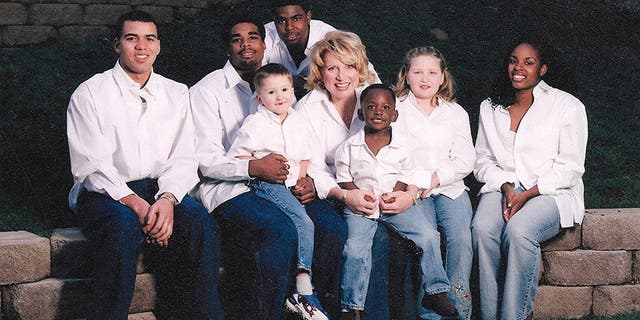 Delilah as a single mother of eight. — Courtesy of Delilah