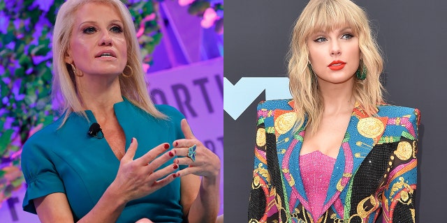 Kellyanne Conway slammed Taylor Swift over her support of the Equality Act at the 2019 VMAs.