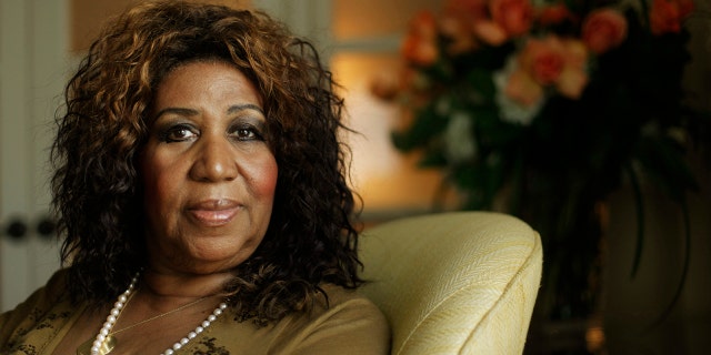 Aretha Franklin is seen in Philadelphia, July 26, 2010. (Associated Press)
