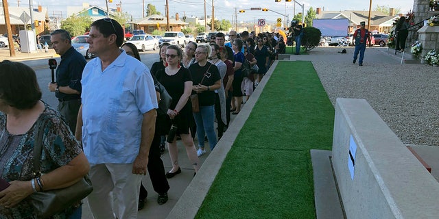 The memorial services in El Paso, Texas, of Margie Reckard