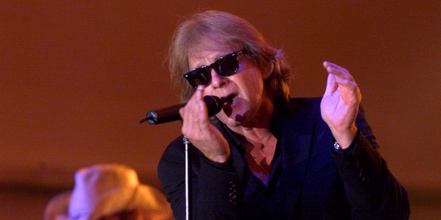 Eddie Money performs during Grandstand Under the Stars at the Diamond Jo Casino in Dubuque, Iowa.