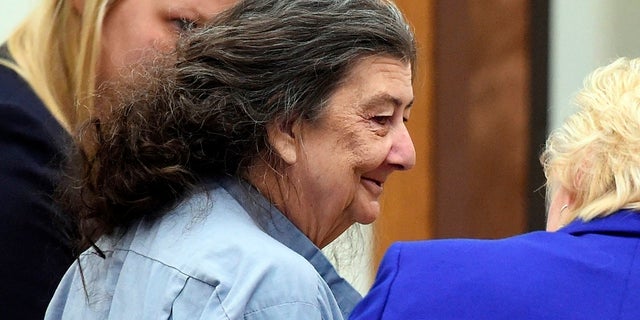 County commissioners in Nevada have agreed to a $3 million settlement with Woods, seen here in 2014, who spent 35 years in prison for a murder she didn't commit before she was exonerated by DNA evidence tied to a crime-scene cigarette butt. (Andy Barron/The Reno Gazette-Journal via AP, File)