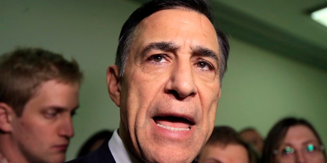 Former Rep. Darrell Issa, who was seen here on Capitol Hill last December, has taken a step toward calling Rep. Duncan Hunter for a seat in Southern California. (AP Photo / Manuel Balce Ceneta, file)