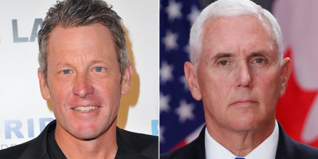 Lance Armstrong later said his tweet about Vice President Mike Pene was a joke and that people need to "lightin' the f--- up."