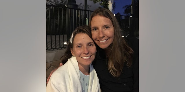 Wendi Lou Lee (left) with her sister Brenda.