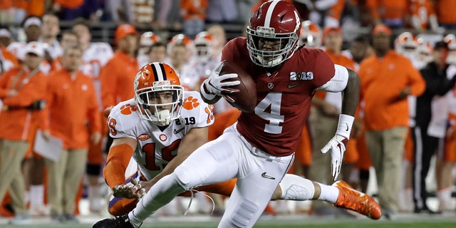Jerry Jeudy is arguably the top wide receiver in the draft. (AP Photo/Chris Carlson, File)