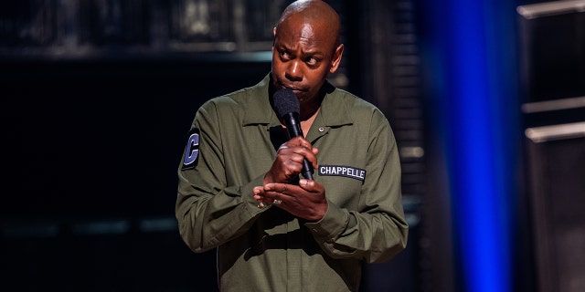 Dave Chappelle in his latest stand-up special 'Sticks & Stones.'