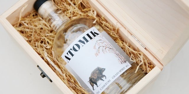 "ATOMIK" vodka is made from crops grown in the nuclear disaster's exclusion zone.