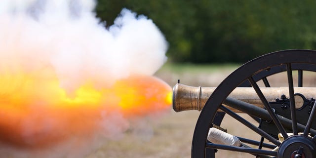 Deadline described "Dishmantled" as "a high-octane cooking competition that will literally blow your socks off.” (The show will likely use a cannon much less powerful than pictured here. Hopefully.)