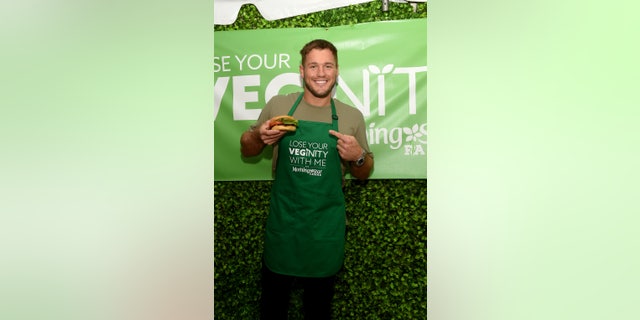 Colton Underwood at the Morningstar Farms “Lose Your Veginity” event in New York City.