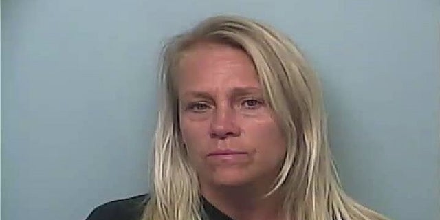 Destiny Jene Terry, 44, was arrested for her role in the murder of Daniel Lee Upton in Florida. Escaped Prison inmate Stephen Michael Smith, 34, is suspected in the killing.  