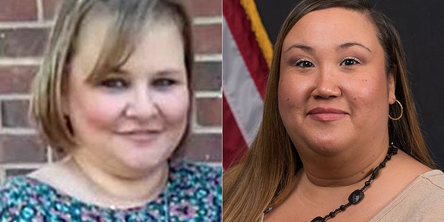 Debbie Stevens, 47, pictured left was on her regular newspaper route when a flash flood swept up her car. 911 dispatcher, Donna Reneau, who was working her last shift after putting in her two weeks notice, is under fire for her "uncaring" response.